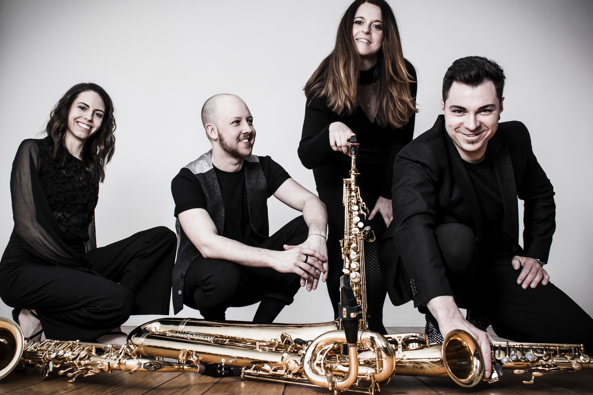AUREUM Saxophon Quartett — Through movement on stage, we make the music more accessible.
